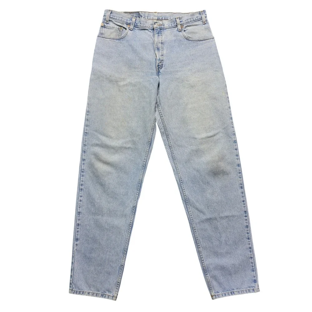 90s Skateboarding Loose Fit Tapered Leg Jeans Mens 36x36 Light Wash Levis 560